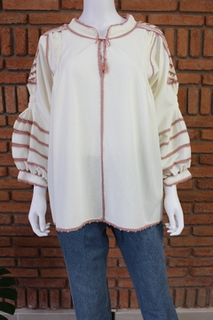 Imagen de Blusa Tejida a Mano Mod. Bárbara Unitalla