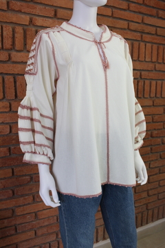 Blusa Tejida a Mano Mod. Bárbara Unitalla en internet
