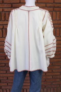 Blusa Tejida a Mano Mod. Bárbara Unitalla