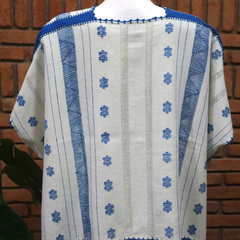 Blusa/blusón Mod. Paloma con Brocados multicolor Unitalla - Lari Moda