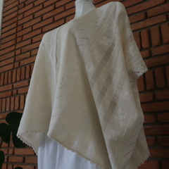 Blusa/blusón Mod. Paloma con Brocados multicolor Unitalla - Lari Moda