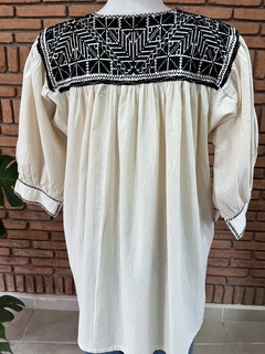 Blusa bordada a mano Mod. Ejutla con bordados Multicolor Unitalla en internet