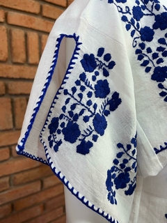 Blusa Bordada A Mano Mod. Ita Talla S, M, L.