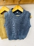 Chaleco cuello redondo bebe Art-541 Azul Acero