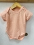 Body Malibu Manga Corta Liso Durazno Art-159