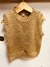 Chaleco cuello redondo bebe Art-541 Marron Clarito