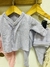 Mini ajuar 2 broches de metal 3 piezas liso Art - 536 Lila
