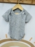 Body Malibu Manga corta lisos Art-159 Gris Melange