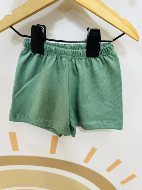 Short algodon liso Art-170 Verde