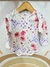 Body Venecia Manga Larga Estampado Art 718 Flor Fondo Blanco - comprar online