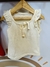 Remera Manga corta volado con cordón Art 689 Beige