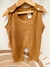Jardinero de waffle largo liso Art 693 Camel