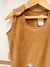 Jardinero de waffle largo liso Art 693 Camel - comprar online