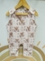Jardinero de waffle largo Estampado Art 694 Bambi Pink
