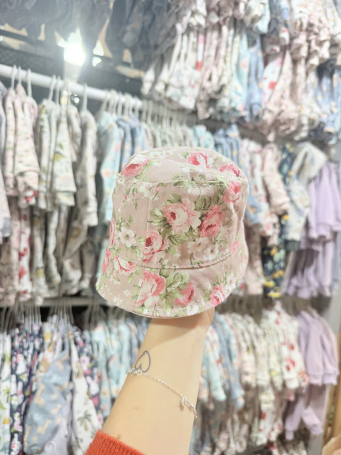 Piluso bebe Art- 411 Flor fondo rosa viejo - comprar online