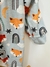 Entero Plush con pie Art 606 Arcoiris y zorrito Grey - comprar online