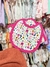 Manta de algodon Art 493 Pensamientos rib Fucsia - comprar online