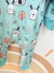 Entero Plush Con puño Art - 520 Caritas Aqua en internet