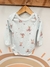 Body Cairo Manga larga Art- 471 Cone Celeste - comprar online