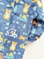 Entero Plush Con capucha Art - 736 Osito y Auto Blue en internet