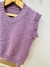 Chaleco cuello redondo bebe Art-541 Lila - comprar online