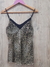 regata onçã, animal print sem marca tamanho p