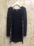 Vestido preto com renda Carina Duek tamanho 38