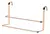 Toalheiro de Box Duplo 45cm - Rose Gold