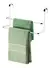 Toalheiro de Box Duplo 45cm - Cromado - comprar online