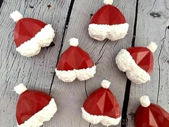 Bombas de corazones Navideñas
