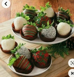 Fresas navideñas - tienda en línea
