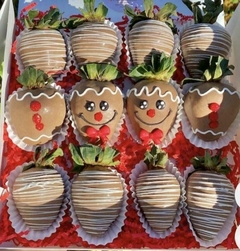 Fresas navideñas