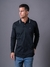 CHOMBA REGULAR M/L + CUELLO Y PUÑO TEJIDO (185500) - comprar online