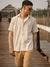 CAMISA REGULAR FIT M/C DE LINO (70034)