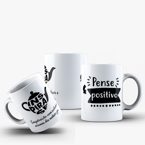 Caneca Inspira-se "Pense Positivo"