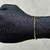 Pulseira Carrier Quadrada (Cubinho) 2,3mm (Banho Ouro) Tamanho: 19cm; Cor: Ouro - Crew Joias