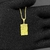 Pingente Placa ''Tudo Posso'' (2,3cmX1,4cm) (Banho Ouro 24k) na internet