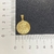 PINGENTE MEDALHA SÃO JORGE REDONDO(2,2CMX2,4) BANHO OURO 24 K - Crew Joias