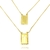 ESCAPULÁRIO PLACA TUDO POSSO + COM CRUZ VAZADA 1,8mm VENEZIANA (BANHO OURO 24k)