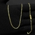 Corrente Carrier Longa 2mm (Fecho Gaveta) (Banho Ouro 24K) - Crew Joias