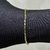 Pulseira Carrier Quadrada (Cubinho) 2,3mm (Banho Ouro) Tamanho: 19cm; Cor: Ouro na internet