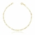 Pulseira 3 por 1 2mm (Fecho Tradicional) (TAG 24k) (Banho Ouro 24K)