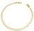 Pulseira Grumet Aberta 3,5mm (Fecho Gaveta) (Banho Ouro 24k)