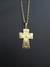 Pingente Ave Maria, banho ouro 18 k