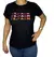 T SHIRT TEXAS FARM PRETA