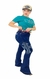 CALÇA FEM. BRILHO CRUZ AZUL / PRETA WEST COUNTRY - comprar online