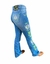 CALÇA FEM. BORDADA EDITE VERDE NEON ALABAMA - comprar online