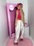 calca acetinada glow | barbie - comprar online