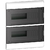 EZ9E3424 - CAJA PLAST. EMBUTIR 24 POLOS PUERTA FUME - SCHNEIDER