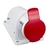 PKF16W435 - Toma Mural Industrial Pratika conexión tornillo 16A IP44 380V 3P+N+T - Schneider Electric